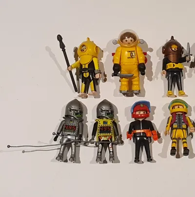 Playmobil Spielfiguren-Set Taucher Roboter Ritter Mehrfarbig Kinder
