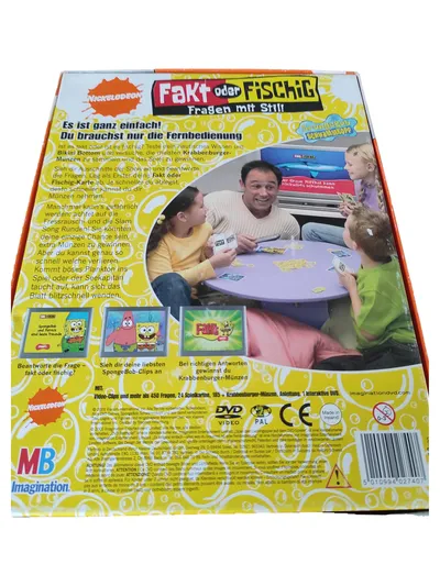 MB Spiele SpongeBob Schwammkopf Fakt oder FISCHIG Quizspiel DVD Brettspiel