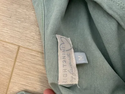 EIGHT2NINE T-Shirt Kleid Damen Gr. 38/M Grün Freizeitkleid Baumwolle Casual