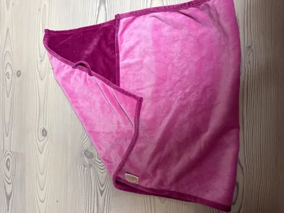 OEKO-TEX Kuscheldecke Wohndecke Pink 97x50 cm Polyester Weich