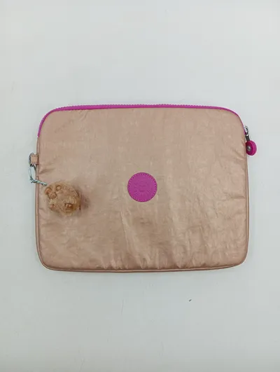 Kipling Laptoptasche Pouch Rose Gold Damen Laptop Hülle 27x21cm
