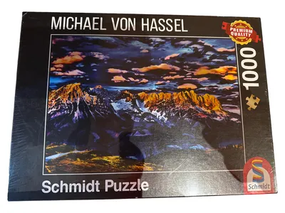 Schmidt Puzzle Michael von Hassel 1000 Teile Berglandschaft Premium Quality