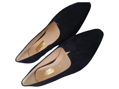 Gabor Damen Pumps Gr. 38 Blau Klassisch Elegante Business Schuhe