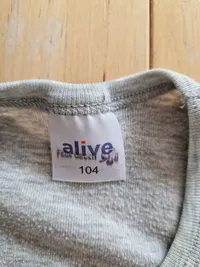 Alive Kinder Funktionsunterwäsche Set Shirt Hose Gr. 104 Grau 5