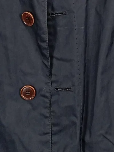 Massimo Dutti Herren Leichter Mantel Gr. 48/M Blau Casual Baumwolle