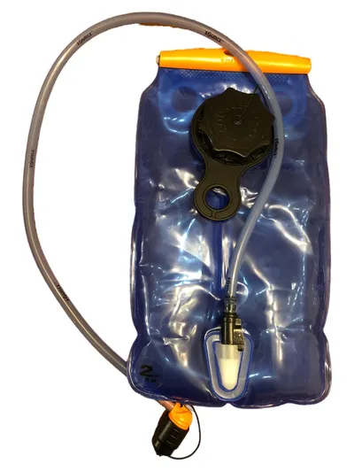 SOURCE Trinkblase 2L Blau Outdoor Hydration System Kunststoff 36cm