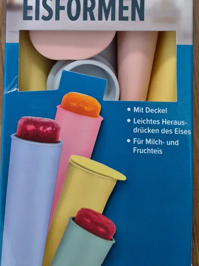 Kitchen Club Eisform 4er Set Silikon Mehrfarbig 65ml Freizeit