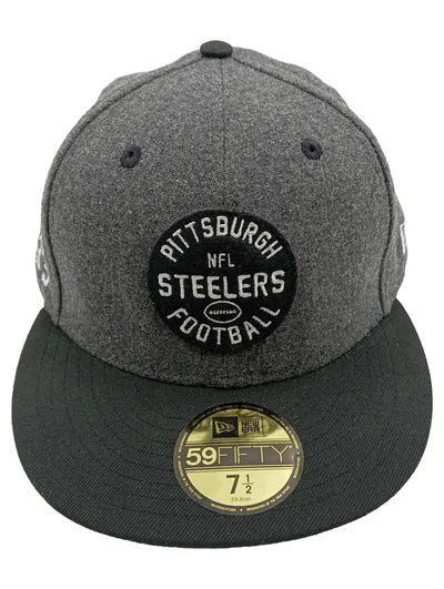 New Era 59FIFTY Cap Pittsburgh Steelers NFL Football Grau Gr. 7 1/2