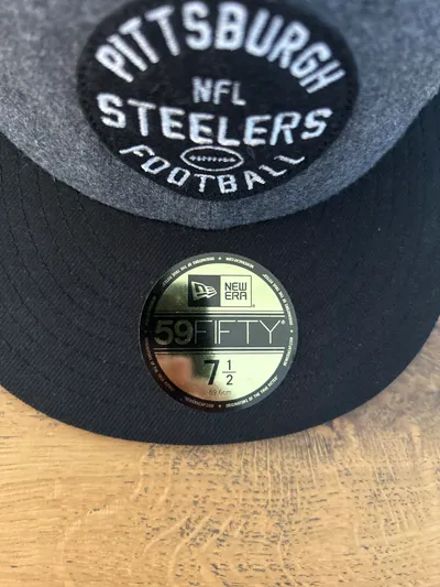 New Era 59FIFTY Cap Pittsburgh Steelers NFL Football Grau Gr. 7 1/2