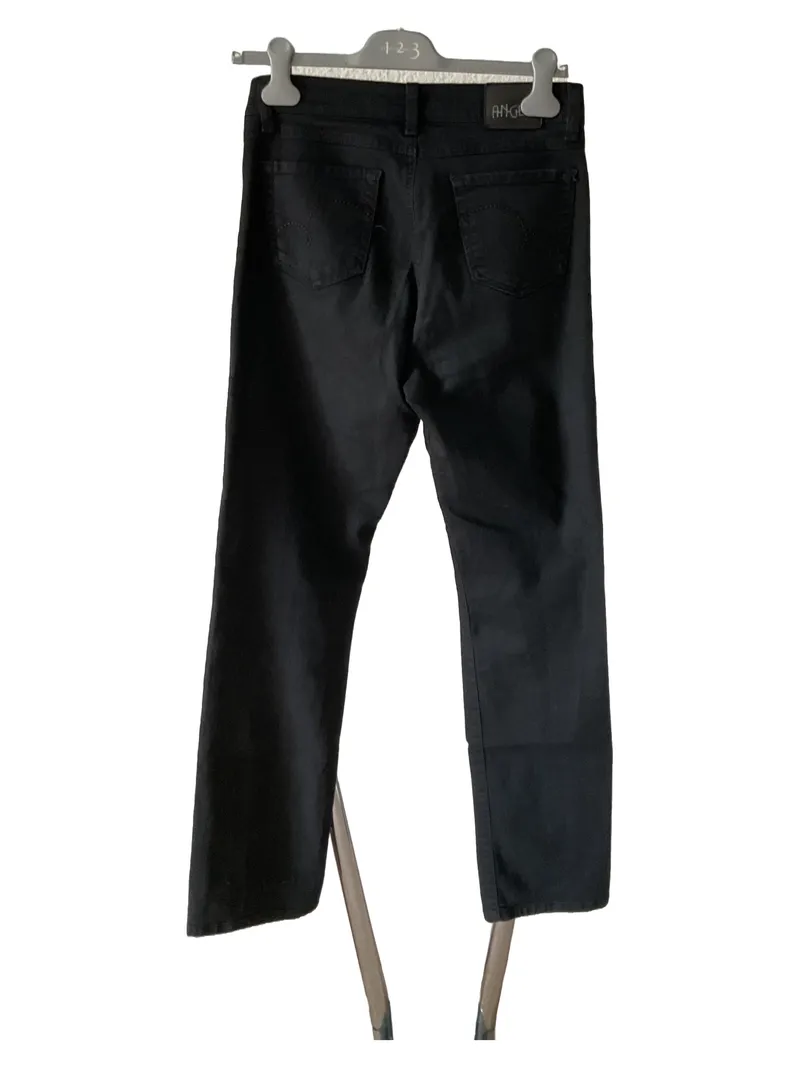 ANGELS Jeans Damen Regular Fit Schwarz Größe 38 3