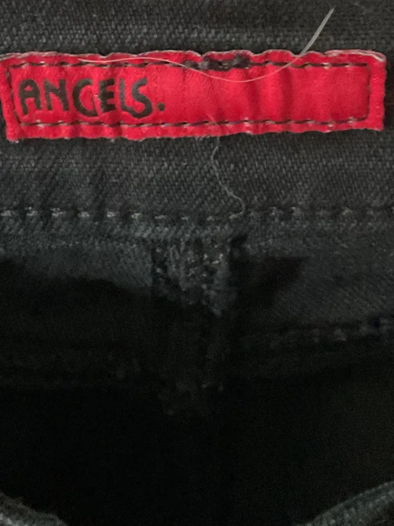 ANGELS Jeans Damen Regular Fit Schwarz Größe 38 5