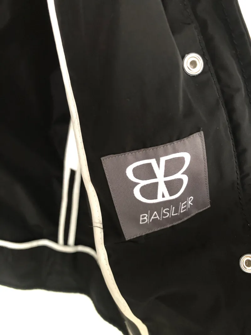 BASLER Damen Jacke Gr. 40 Schwarz Leichte Übergangsjacke Nylon 3