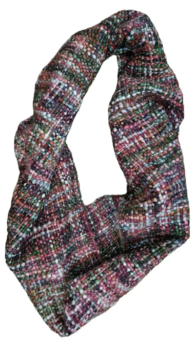erfurt Damen Schlauchschal Strickschal meliert Polyacryl Freizeit 40x76cm