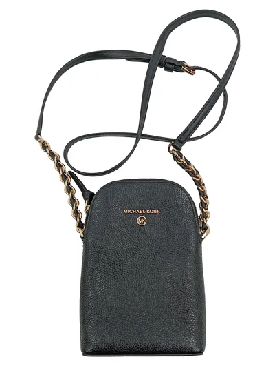 Michael Kors Damen Umhängetasche Schwarz Elegant Kette