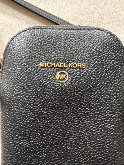 Michael Kors Damen Umhängetasche Schwarz Elegant Kette