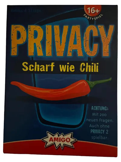 Amigo Privacy Scharf wie Chili Partyspiel Gesellschaftsspiel 16+ Reinhard Staupe