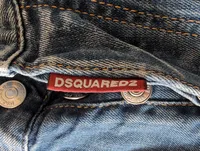 Dsquared2 Herren Destroyed Jeans Hose Gr. 46 Blau Streetwear Cowboy 2
