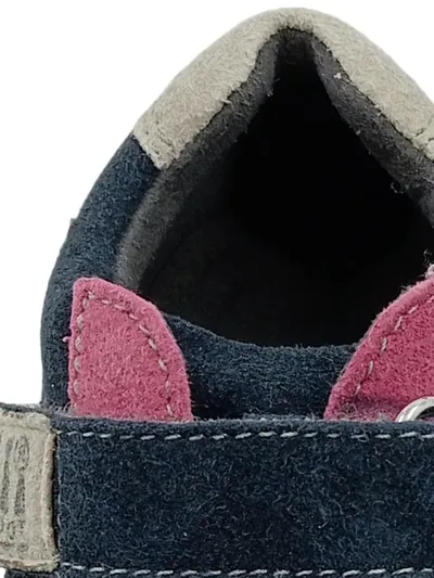 Filii Barefoot Lauflernschuhe Mädchen Gr. 21 Pink Blau Wildleder Klett
