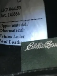 Eddie Bauer Lederhandschuhe Herren Schwarz Größe 7.5 Elegant Echtleder 3