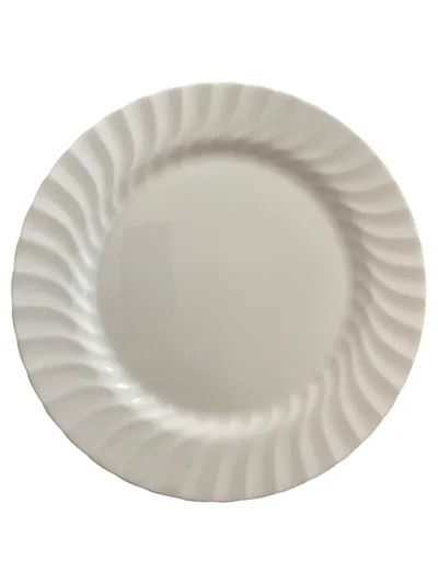 Wedgwood Platzteller Klassisch Weiß Porzellan Strukturmuster 28cm