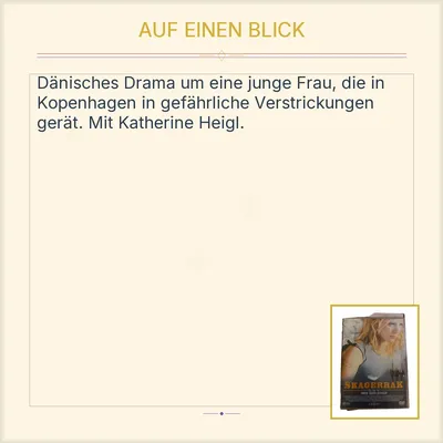 Skagerrak DVD Drama Katherine Heigl Søren Kragh-Jacobsen EuroVideo