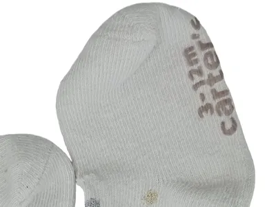 Carter's Baby Socken 3-12 Monate Weiß mit Punkten Baumwolle