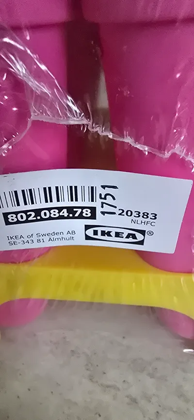 IKEA Eisform Eis am Stiel Form 6 Stück Kunststoff Pink Freizeit