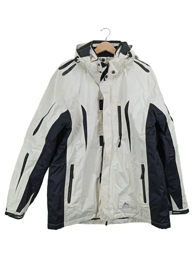 Cox Swain Herren Outdoorjacke Skijacke Gr. XL Weiß Schwarz Kapuze