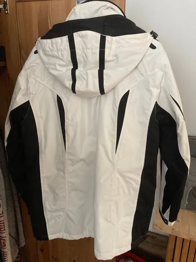 Cox Swain Herren Outdoorjacke Skijacke Gr. XL Weiß Schwarz Kapuze