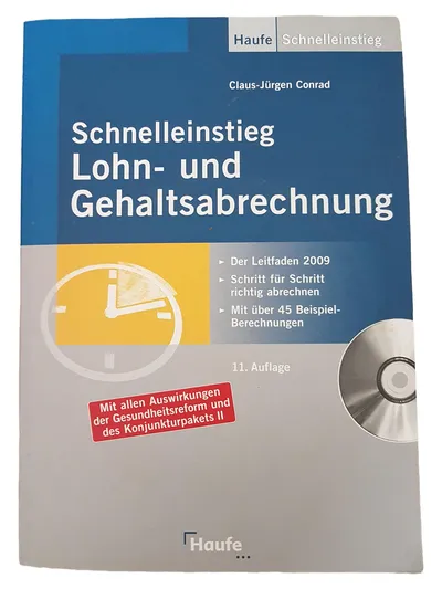 Haufe Lohn- und Gehaltsabrechnung Fachbuch Conrad Schnelleinstieg Praxis