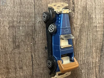 Cadillac 1932 V-16 Modellfahrzeug Oldtimer Blau 8,5cm
