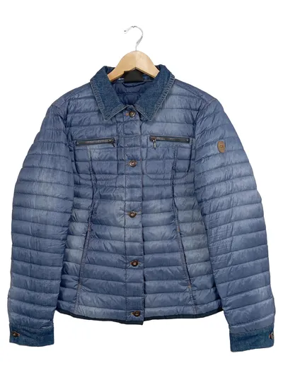 Gil Bret Steppjacke Damen Blau Gr. 40/L Casual Outdoor Polyester
