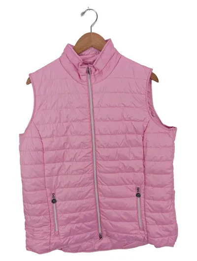 Clarina Damen Steppweste Pink Gr. 46/3XL Casual Outdoor Weste