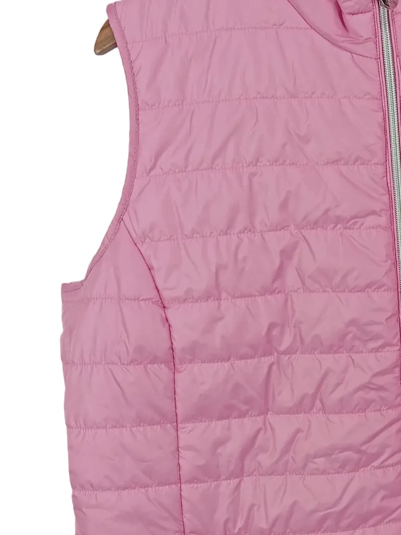 Clarina Damen Steppweste Pink Gr. 46/3XL Casual Outdoor Weste 5