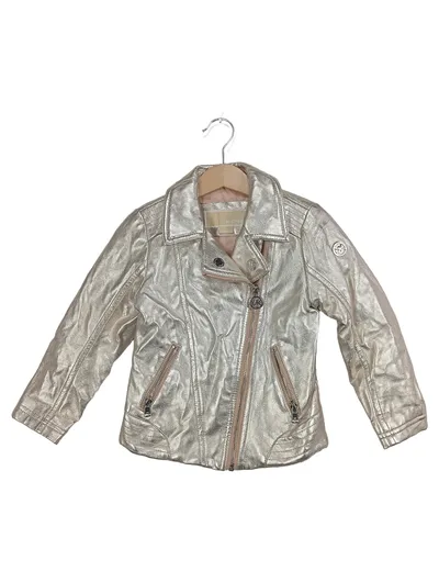 Michael Kors Kinder Jacke Mädchen Gr. 98 Gold Modisch Leichte Übergangsjacke