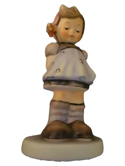 Goebel Hummel Porzellanfigur Mädchen mit Kissen 10 cm Germany 1988