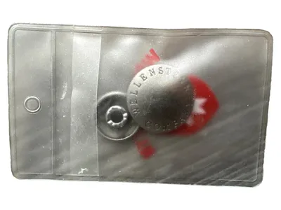 Wellensteyn Anstecknadel Knopf Ersatz Druckknopf Silber Basic Metall