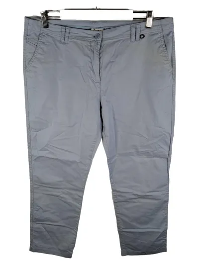 Lisa Tossa Damen Cargohose Blau Gr. 46 Casual Baumwolle Freizeit