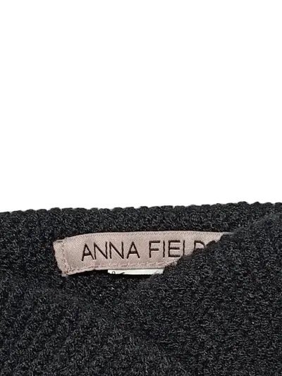 Anna Field Damen Stirnband Strick Schwarz One Size Casual Polyacryl
