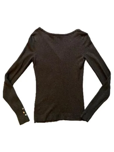 ORSAY Damen Strickjacke Cardigan V-Ausschnitt Schwarz Gr. XS 34