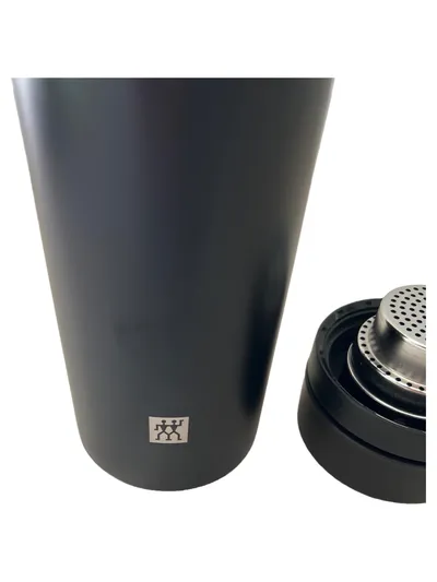 Zwilling Thermobecher Edelstahl Schwarz 18cm Isolierbecher Kaffeebecher