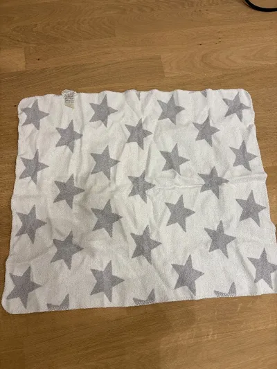 David Fussenegger Babydecke Sterne Grau 92x76 cm Kuscheldecke Kinderdecke