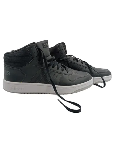 Adidas Hoops 2.0 Mid Herren Basketballschuhe Sneaker Schwarz Gr. 45