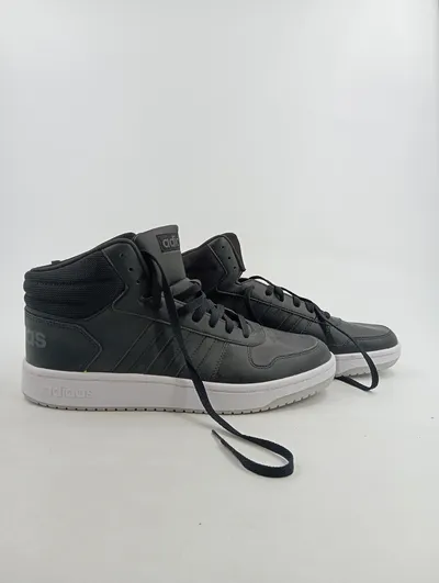 Adidas Hoops 2.0 Mid Herren Basketballschuhe Sneaker Schwarz Gr. 45