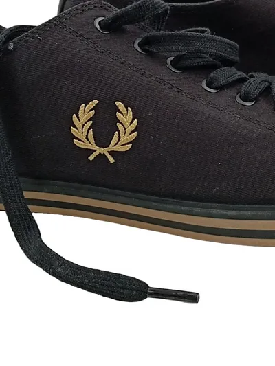 Fred Perry Herren Sneaker low Gr. 45 Schwarz Casual