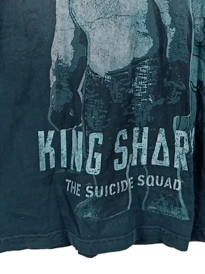 DC King Shark The Suicide Squad Herren T-Shirt Blau Gr. M