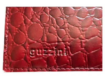 Guzzini Platzset Krokoprägung Elegant Rot Tierdruck Kunststoff 3x4.5cm