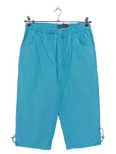 Nfinity Damen Caprihose Jogginghose 3/4 Hose Gr. 40;L Türkis Freizeit Sport