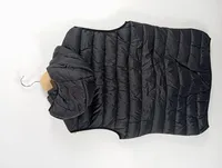 Canadian Peak Steppweste Herren Gr. 50 L Schwarz Kapuze Sportlich 2