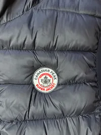 Canadian Peak Steppweste Herren Gr. 50 L Schwarz Kapuze Sportlich 5